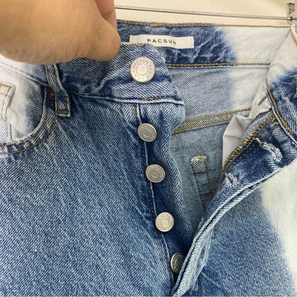 PACSUN Women’s Ultra High Rise Slim Jeans 25 Cotton 5 Buttons - Picture 6 of 16